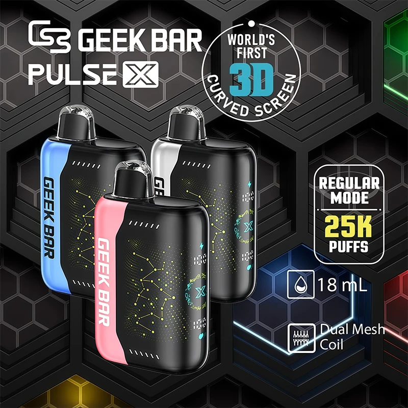 Geek Bar Pulse X 25000 一次性電子煙|18ml大容量|雙模式切換