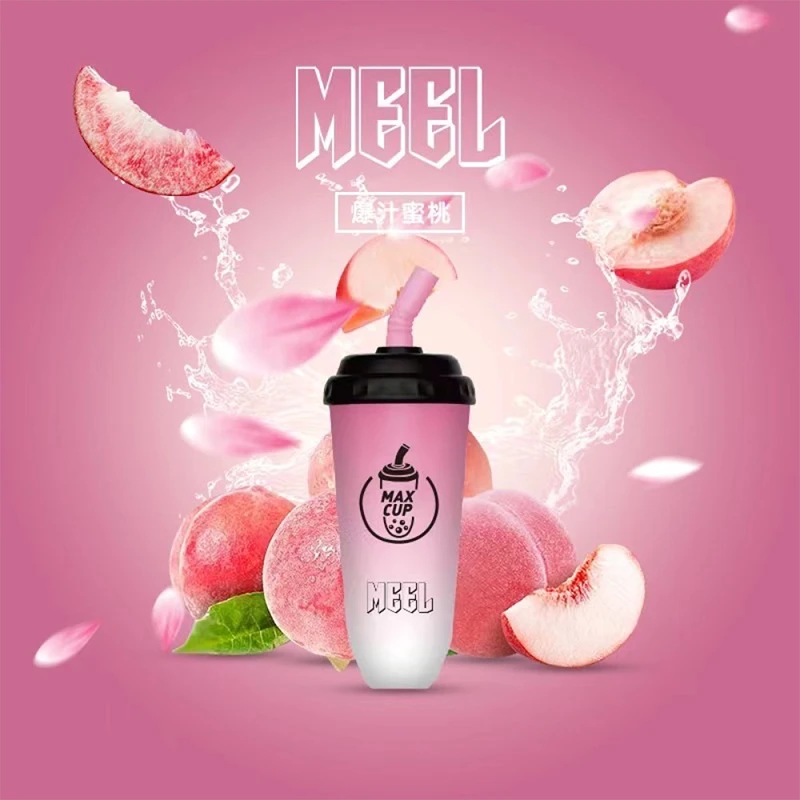 MEEL MAX CUP 奶茶杯 6000口一次性電子煙 爆汁蜜桃