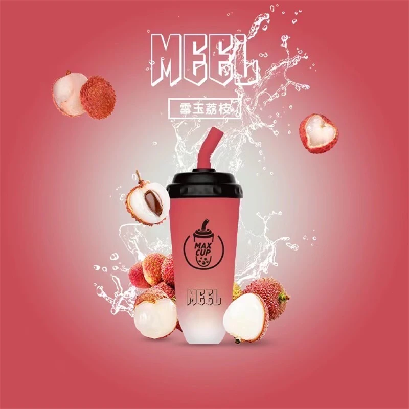 MEEL MAX CUP 奶茶杯 6000口一次性電子煙 雪玉荔枝