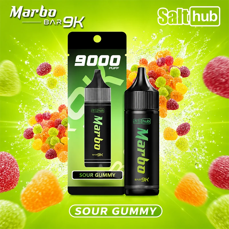 Marbo Bar 9000口一次性電子煙 酸味軟糖口味