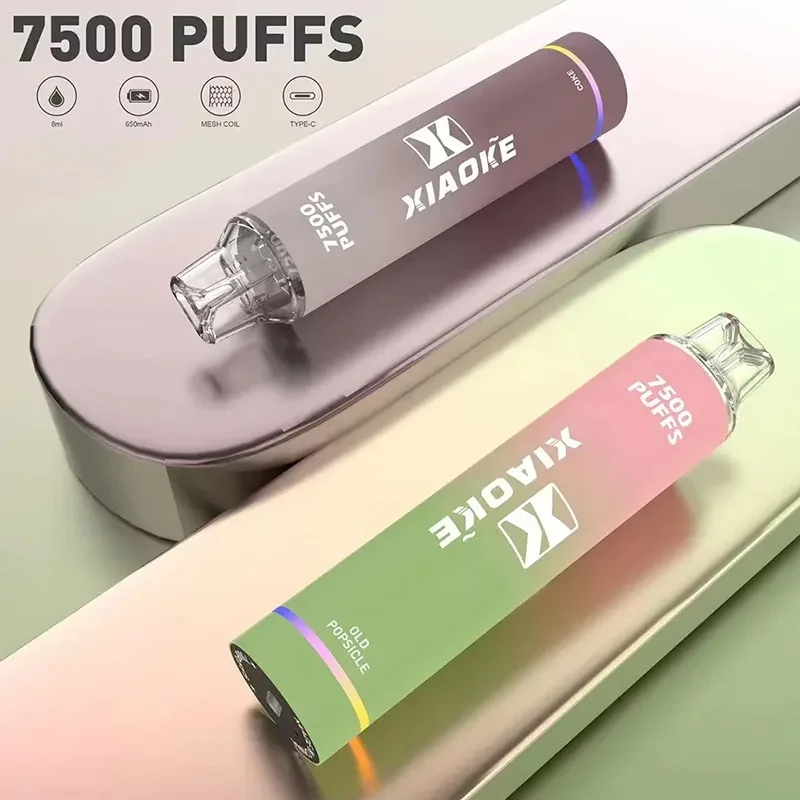 XIAOKE 梟客 7500口 一次性電子煙 8ml 3%尼古丁 Type-C充電