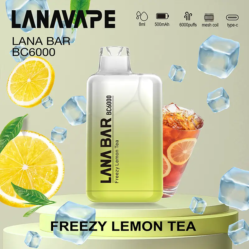 一次性電子煙 LANA Bar BC 6000口 - 凍檸茶口味