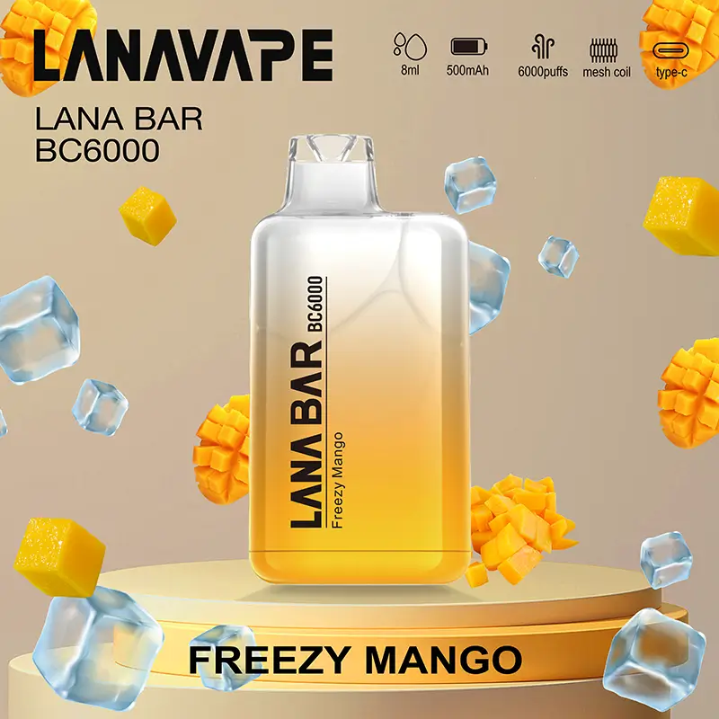一次性電子煙 LANA Bar BC 6000口 - 芒果口味