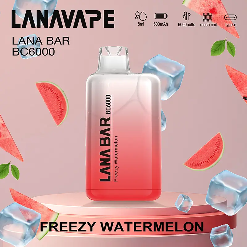 一次性電子煙 LANA Bar BC 6000口 - 西瓜口味