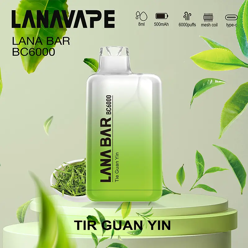 一次性電子煙 LANA Bar BC 6000口- 鐵觀音口味