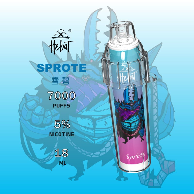 一次性電子煙 喜貝HEBAT BOOM 7000口 - 雪碧口味