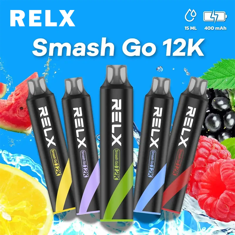 RELX 悅刻 Smash Go 12000 一次性電子煙 15ml 400mAh